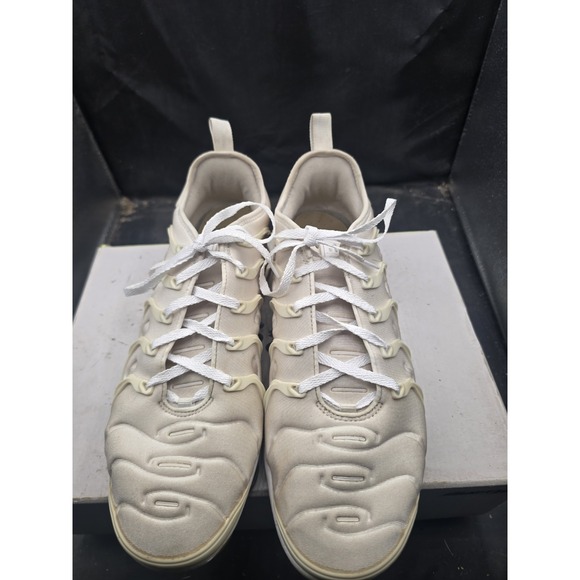Nike Air VaporMax Plus Lace Up  Athletic Shoes Men Size 10.5 White Color main image 4